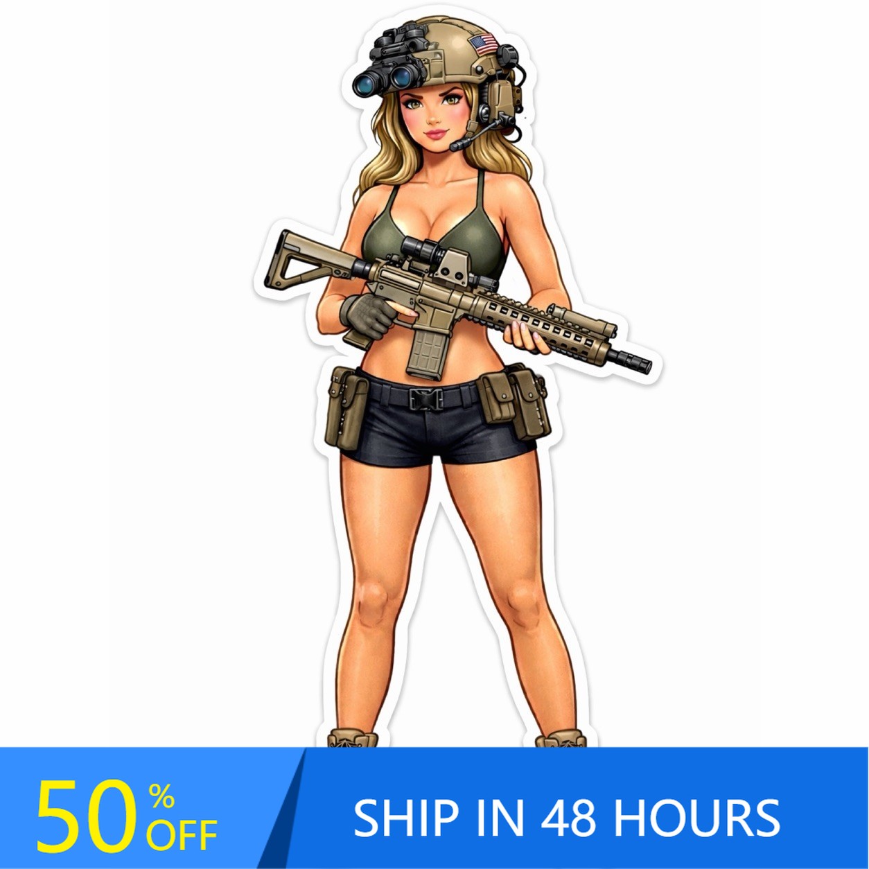 Laptop Accessories Girls - Mädchen im Bikini AR Niedliches Boot