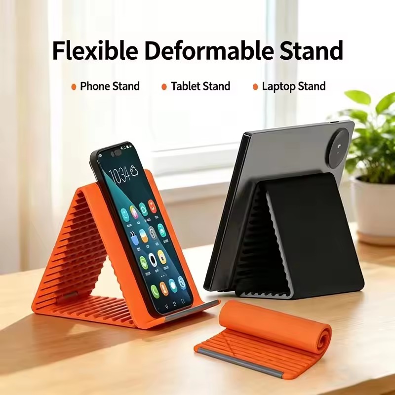Laptop Accessories Holder - Flexibler Tragbarer Telefonständer aus Silikon für