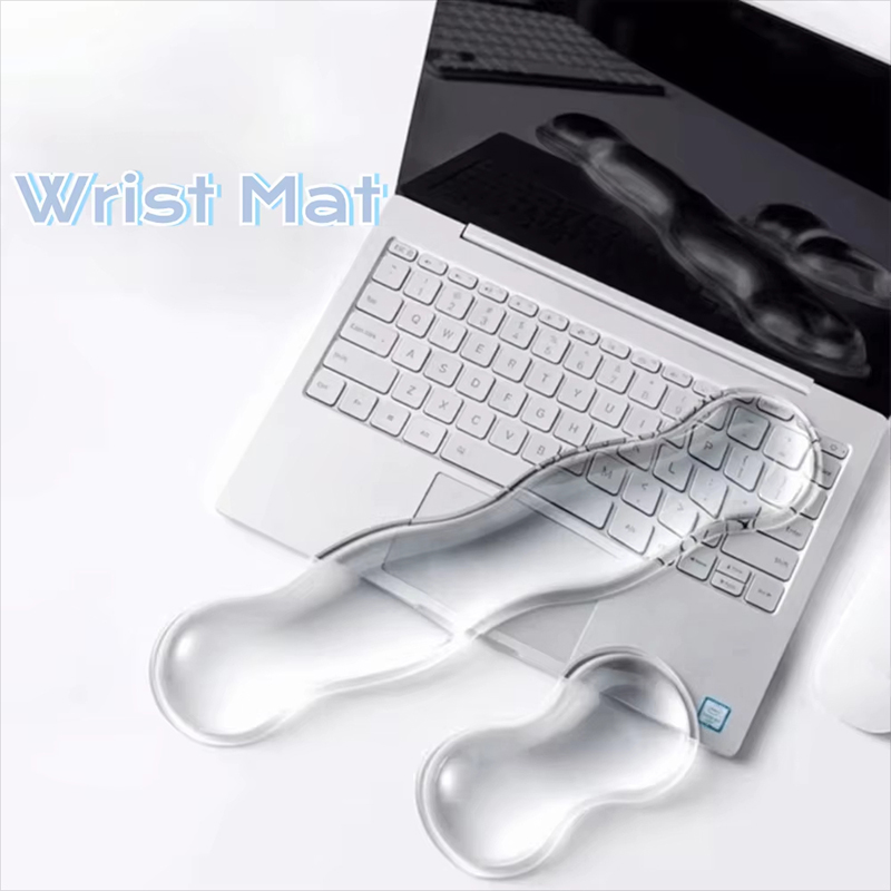 Laptop Accessories For Wrist Support - Transparentes Mauspad und Handgelenkstütze, rutschfeste transparente