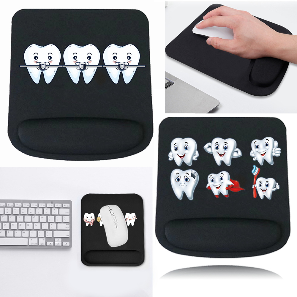 Laptop Accessories For Wrist Support - Mauspad, schwarze Schreibtischunterlage für PC, Laptop,