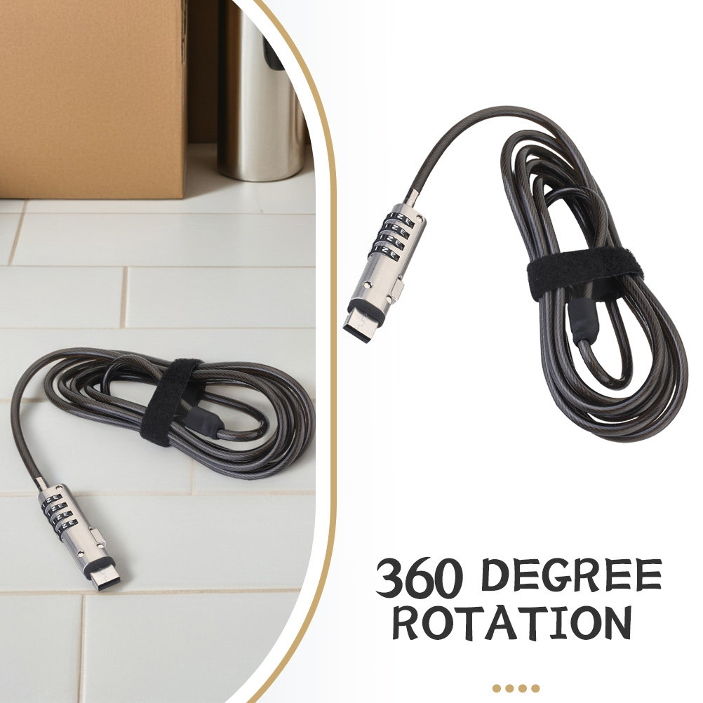 Tragbares Laptop-Zahlenschloss – Laptop Lock Cable Bewertung und Preis