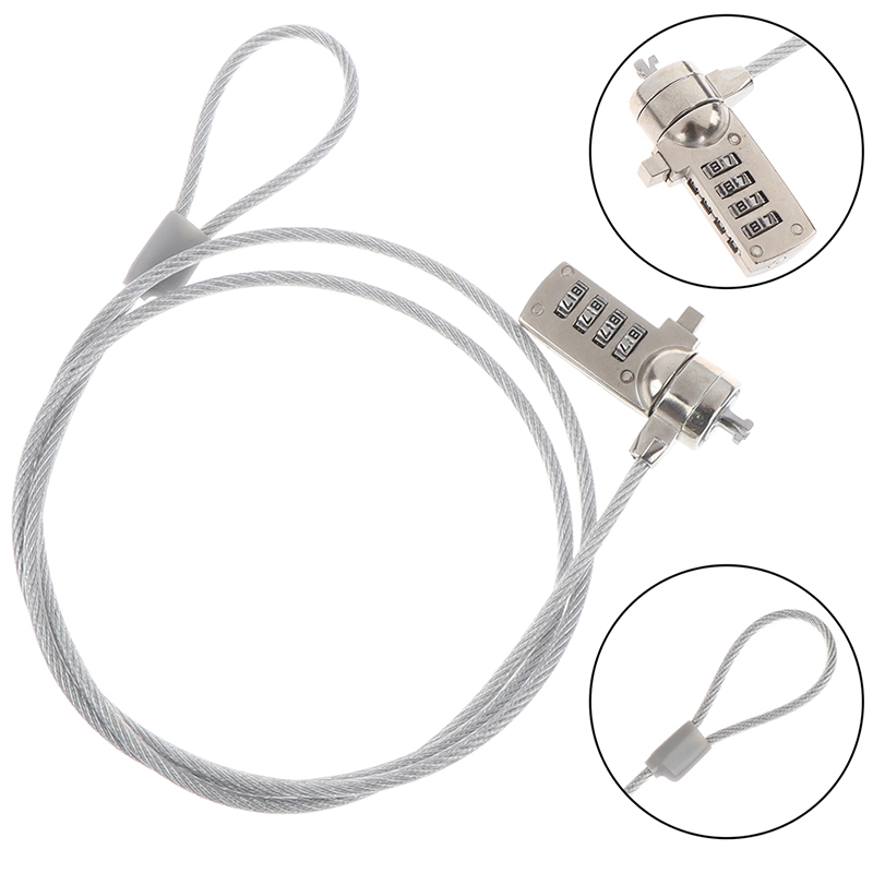 4-stelliges Sicherheitspasswor – Laptop Lock Cable Bewertung und Preis