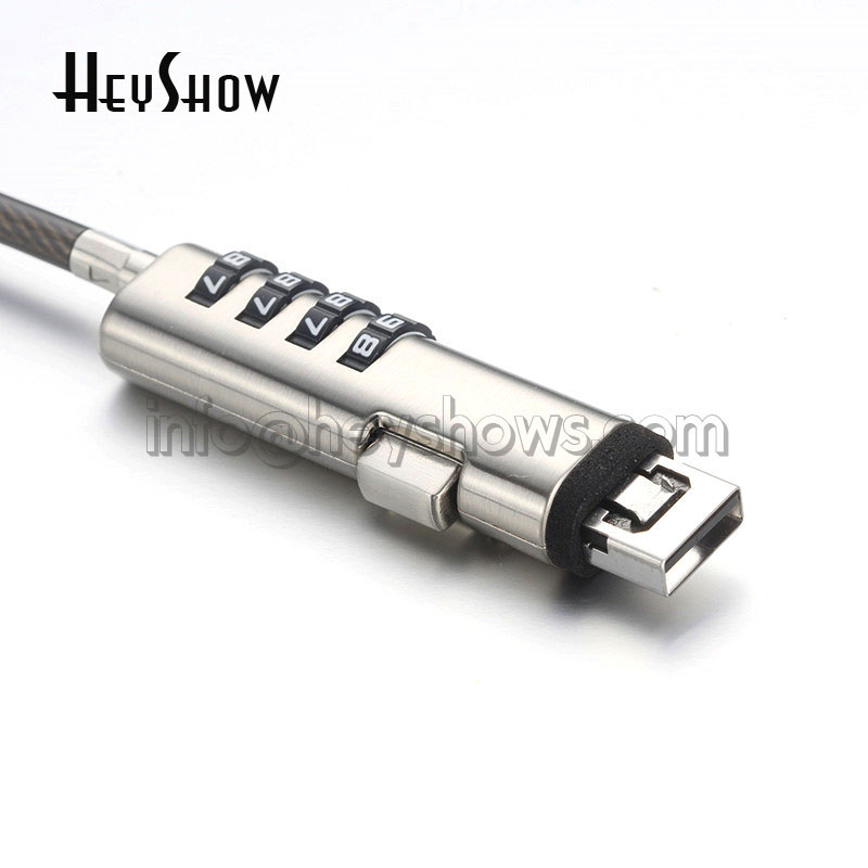 4-stelliges Passwortgeschützte – Laptop Lock Cable Bewertung und Preis