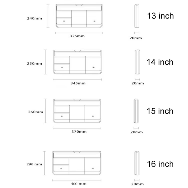 Laptop-Hülle, Tragetasche für  – Laptop Accessories Organizer Bag Bewertung und Preis