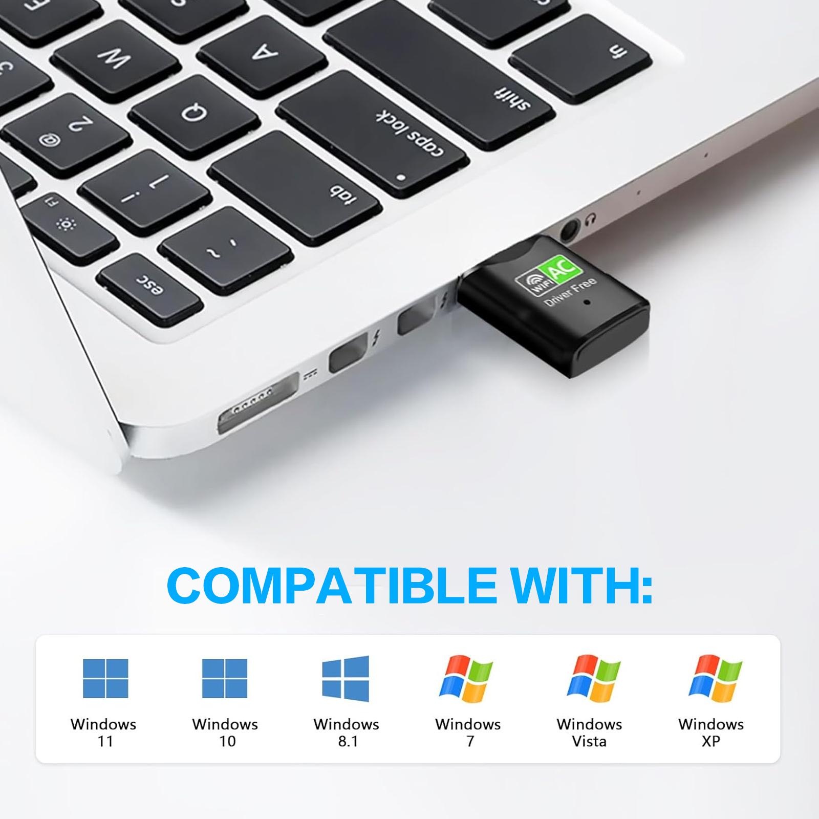 AC600 USB-WLAN-Adapter, Dualba – Laptop Ergonomic Accessories Bewertung und Preis