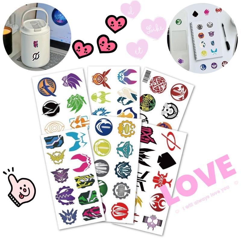 60 Blatt Kamen Rider Logo-Aufk – Laptop Accessories Wholesale Bewertung und Preis